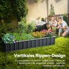 Hochbeet Metall 258x90x60cm Verzinkter Stahl Rostfrei, Witterungsbeständiges Bild 2