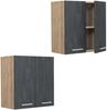 Hängeschrank R-Line Schwarz Beton 60 cm Vicco Bild 5