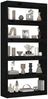 vidaXL Bücherregal/Raumteiler Schwarz 80x30x167,4 cm Massivholz Kiefer 808202 Bild 4
