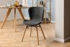 Esszimmerstuhl >Batilda -A1< (2er-Set) in Grau, Stoff - 47x82,5x53cm (BxHxT) Bild 2