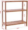 SONGMICS Badezimmerregal, Bambus natur, 60 x 26 x 66 cm Bild 5