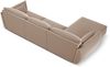 Micadoni Ecksofa Kaelle 4-Sitzer Links Samt Beige Bild 3