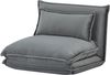 Schlafsessel Umeå 59x85,5x67 cm Samt Grau [en. casa] Bild 2