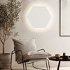 s.luce Hive indirekte LED Wandleuchte Weiß Ø 55cm Bild 1