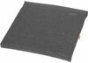 Aster Sitzkissen/Hockerauflage Dessin Fish Bone anthrazit, 100 % recyceltes Polyester Bild 1