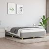 Doppelbett, Bettgestell Modernen ohne Matratze Hellgrau 140x190 cm Stoff d2475e Bild 2