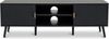 IDIMEX Lowboard ALMA, TV Lowboard 140 cm mit Metallgriffen und Stauraum Schwarz Bild 4
