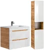 Vente-unique - ARUBA Bathroom furniture set Holz, Platte BeigeWeiß - B 46 cm x H 59 cm x L 80 cm Bild 2