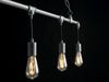 LED Balkenpendelleuchte 4-flammig in Industrial Wasserrohr Optik, grau antik Bild 4