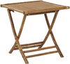 Beliani 'MOLISE' Garten-Beistelltisch, Bambusholz Heller Holzfarbton Bild 1
