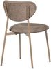 Esszimmerstuhl Valor aus Webstoff, modernes Design, sandfarben, gepolstert und bequem Bild 5