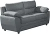 Vente-unique - Sofa 2-Sitzer - Stoff - Anthrazit - MANOA Bild 4