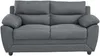 Vente-unique - Sofa 2-Sitzer - Stoff - Anthrazit - MANOA Bild 3