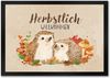 speecheese Fußmatte Igel Paar Fußmatte in 35x50 cm mit Spruch Herbstlich Willkommen Bild 5