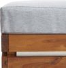 Garten-Garnitur HWC-L28, Lounge-Set Sitzgruppe Lounge-Sessel Sofa, Spun Poly Akazie Holz MVG ~ Polster hellgrau Bild 5