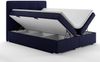 JVmoebel Boxspringbett Luxus Doppelbett Blau mit Polster und Bettkasten (1-St) Bild 4