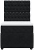 vidaXL Boxspringbett mit Matratze Schwarz 80x200 cm Samt 3292198 Bild 4