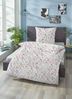 biberna 0046607 Linon-Bettwäsche FLOWERPOWER, weiss, 1x 135x200 cm + 1x 80x80 cm Bild 4