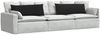 vidaXL Sofakissen 2 pcs Schwarz 120 x 40 cm Stoff 42013784 Bild 3