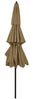 vidaXL Sonnenschirm mit Aluminium-Mast 3-lagig Taupe 3 m 313871 Bild 4