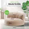 Green Bean® Sitzsack ergonomische Rückenlehne, waschbarer Bezug, mit Füllmaterial khaki, 90x50 cm Bild 3