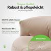 Green Bean® Sitzsack ergonomische Rückenlehne, waschbarer Bezug, mit Füllmaterial khaki, 90x50 cm Bild 5