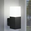 LED Wandlampe, Aluminium, schwarz, H 25 cm Bild 3