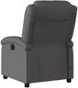 vidaXL Massagesessel Elektrisch Grau Echtleder 3204261 Bild 5