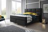 Boxspringbett Miami 180x200 cm Kunstleder Schwarz Bild 2