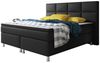 Boxspringbett Miami 180x200 cm Kunstleder Schwarz Bild 5