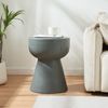 Beistelltisch Oulvepijanse 51xØ40 cm Dunkelgrau [en. casa] Bild 2
