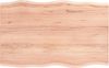 vidaXL Tischplatte 80x50x2 cm Massivholz Eiche Behandelt Baumkante 363941 Bild 2