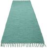 carpetfine Teppich Kelim Chindi uni, auch als Läufer, rechteckig, Höhe: 5 mm, Wendeteppich, reine Baumwolle, handgewebt, Uni-Farben, mit Fransen Bild 2