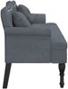 vidaXL Bank mit Kissen Dunkelgrau 120,5 x 65 x 75 cm Samt 372141 Bild 4
