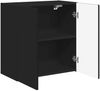 vidaXL TV-Wandschrank Schwarz 59,5 x 31 x 60 cm Holzwerkstoff 892350 Bild 5