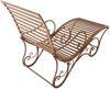 CLP 'Amiens' Gartenliege, Eisen, 101 x 140 x 58 cm, Antik Braun Bild 5