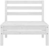 vidaXL 3-tlg. Garten-Lounge-Set Weiß Kiefer Massivholz 3082443 Bild 4