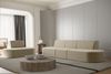 Sofa Designersofa 3-Sitzer MILOT in Stoff Opera Velvet Beige Bild 2