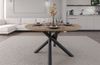 Oslo Esstisch Tisch oval 138x100 cm Wohnzimmer Esszimmer Modern Farbwahl Wisconsin Nußbaum, Artisan Eiche, Lindberg Eiche, Portland Esche Schwarz Bild 2