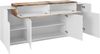 Sideboard >Catania< in Weiß-Hochglanz - 200x85,6x45cm (BxHxT) Bild 3