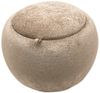 riess-ambiente Couchtisch ORBIT 50cm champagner greige - Bouclé, mit Tablett & Stauraum, rund (Einzelartikel), Scandi Beistelltisch - ideal für Wohn- und Esszimmer oder TV-Ecke Bild 2