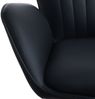 2er-Set Barhocker HWC-M67, Drehstuhl Barstuhl, mit Armlehne Fußablage drehbar Kunstleder Eisen FSC® ~ schwarz Bild 5