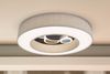 Light & More LED Deckenleuchte Leano 40 W Stoff beige Bild 4