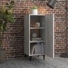 Sideboard Grau Sonoma 34,5 x 34 x 90 cm Holzwerkstoff [817406] Bild 3