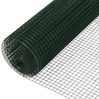 Home Nature Wohnkonzept Gartenzaun Maschendrahtzaun aus kunststoffbeschichtetem Stahl, Dunkelgrün, 12x12 mm Maschenweite, 1x10 m Bild 3