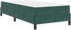 vidaXL Boxspringbett mit Matratze Dunkelgrün 100 x 200 cm Stoff 3398674 Bild 4
