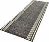 Kurzflor Teppich Läufer Casa Grau Creme - 80x400x0,9cm Bild 2