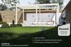 Weide 'Classic' Pergola, freistehend, Aluminium / Stahl weiß, 530 x 300 x 255 cm Bild 5