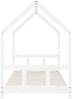 vidaXL Kinderbett Weiß 90x190 cm Massivholz Kiefer 835728 Bild 5