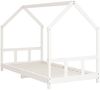 vidaXL Kinderbett Weiß 90x190 cm Massivholz Kiefer 835728 Bild 3